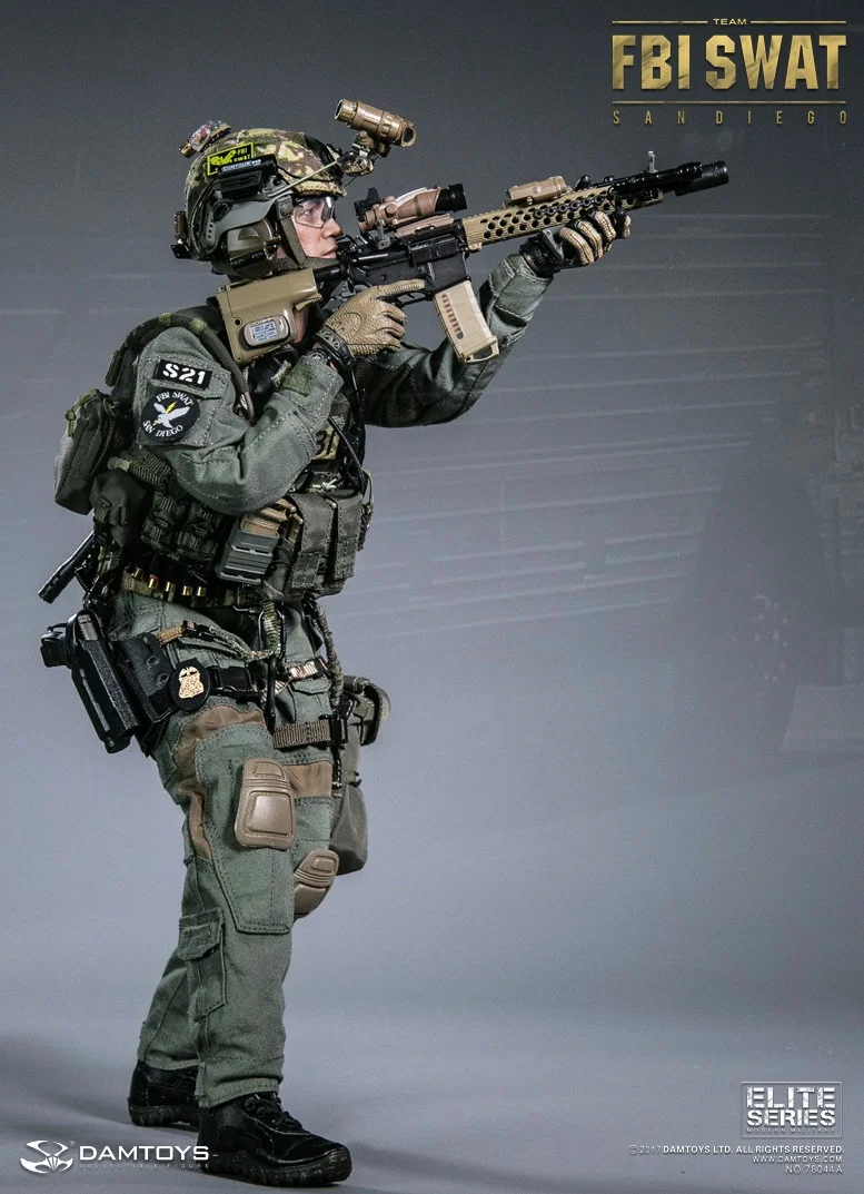 Плотина игрушки 78044A элитная Серия США FBI SWAT команда агент Сан DIEGO 1/6 фигурка|1/6