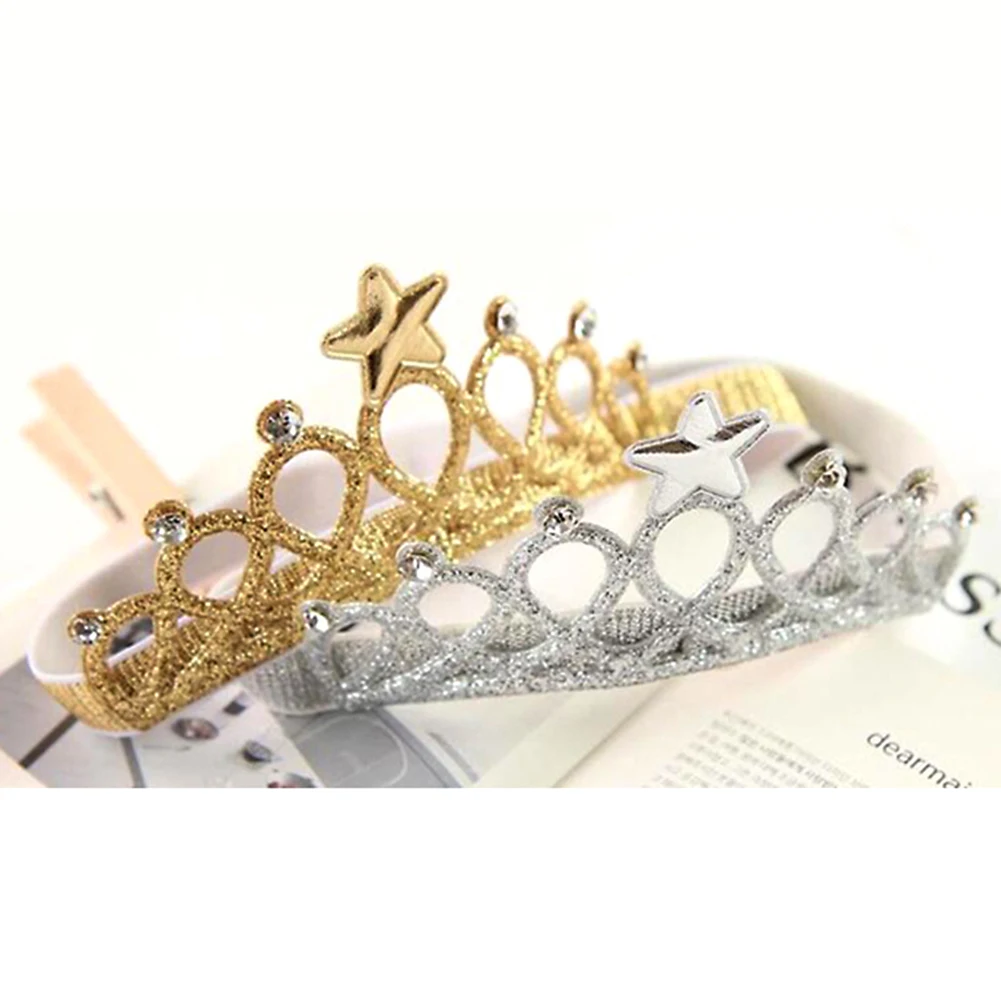 

New Glittering Crown Headbands Girls Hair Band Head Wrape Hair Accessories Princess Tiara Headband