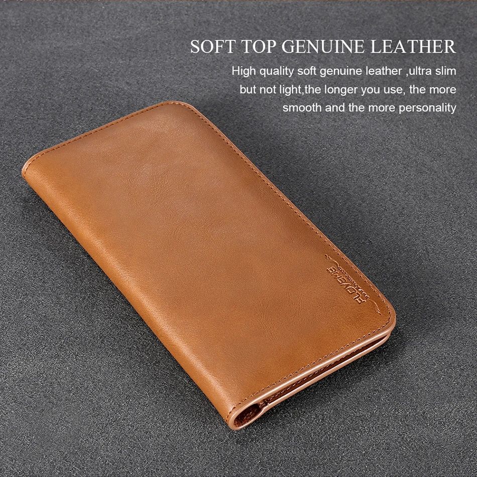 FLOVEME Leather Wallet Case For iPhone 6 6s Plus 7 7 Plus 5 5s SE Universal Phone Pouch Bag Coque For Samsung S8 S8 Plus S7 S6 (7)
