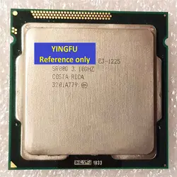Процессор E3-1225 SR00G LGA1155 Процессор процессор 3,1 GHz 4-ядер 6 м 95 Вт e3-1225 испытаны 100% рабочий