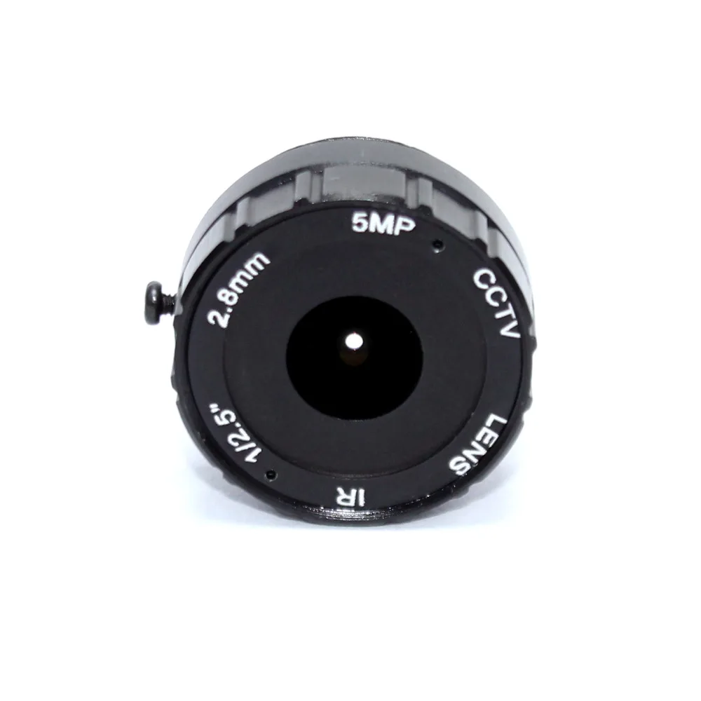 5 шт. 5MP 2 8 мм CS Объектив f1.25 1/3 ir cctv cs крепление для дневной/Ночной CCD безопасности CCTV
