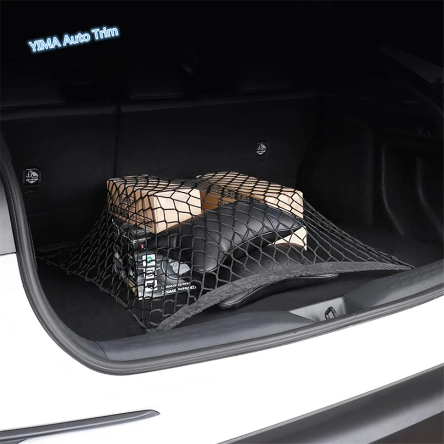 

Lapetus Auto Styling Rear Trunk Luggage Storage Net String Bag Mesh Net Cover Trim Fit For Toyota C-HR CHR 2016 2017 2018 2019