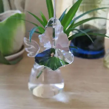 

30pcs Crystal Hanging Prism Pedants Glass Lighting Parts For Home Decoration Strand Garland Hanging Parts