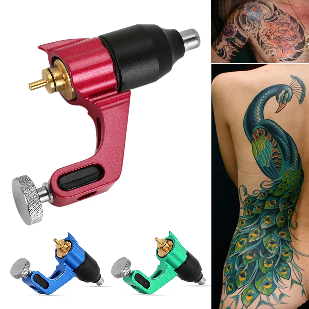 

ATOMUS Portable Mini Bend Bow Styling Rotary Tattoo Machine Alloy Lightweight Tattoo Motor Tattoo Tool Permanent Tattoo Machine