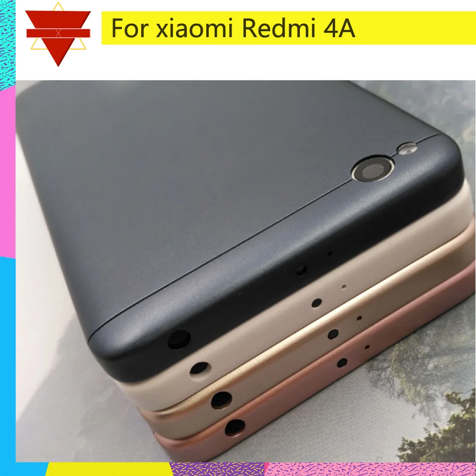 10 шт./партия задняя крышка корпуса для Xiaomi Redmi 4A Hongmi 4A|Корпусы и рамки мобильных