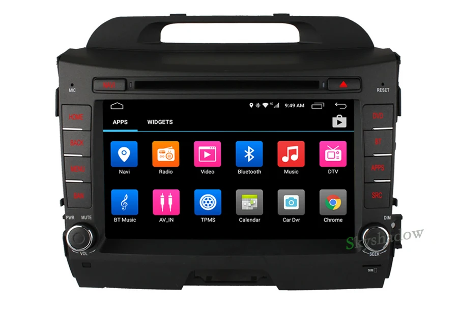 Perfect C500 Android 6.0 4G LTE SIM Car DVD player GPS for KIA sportage r Sportage 2010-2015 RDS Radio Bluetooth wifi 2GB RAM DVR camera 2