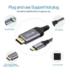 Cable USB C a DisplayPort (4K @ 60Hz), Cable USB 3,1 tipo C (Compatible con Thunderbolt 3) a DP para MacBook 2022 Galaxy S9 Huawei P20 ► Foto 2/6