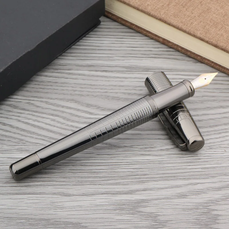 OFFICE Iridium Authentic fashion Portable Gun grey Classic style GIFT fountain pen