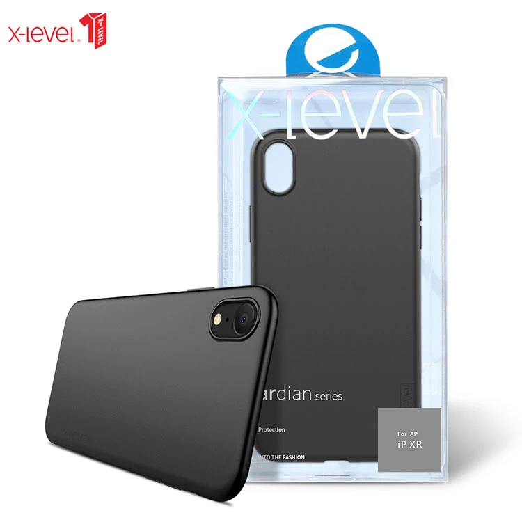 XS Max для iPhone чехол XR X Level мягкий из ТПУ Utra тонкая мягкая задняя крышка Guardian|Бамперы|