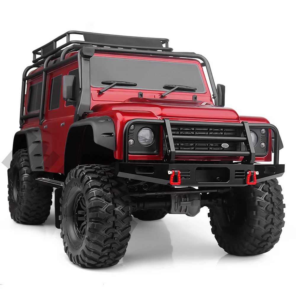 INJORA Adjustable Metal Front Bumper for 1/10 RC Crawler Traxxas <br />TRX4 Defender Axial SCX10 SCX10 II 90046 90047-in Parts