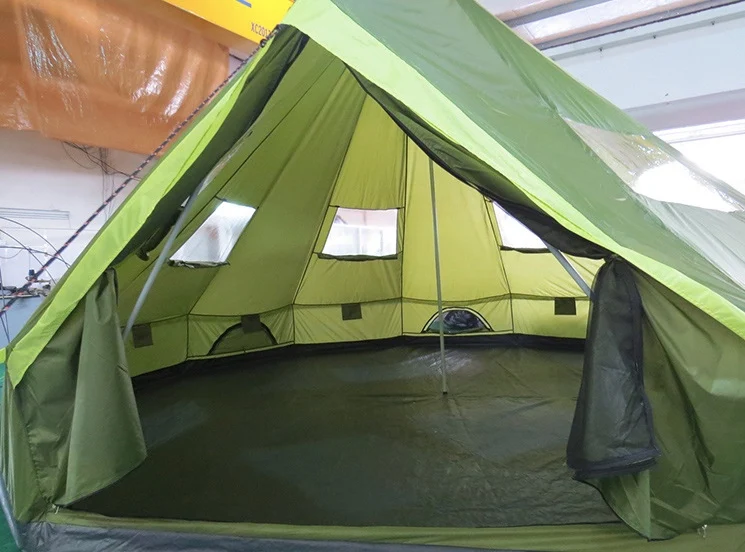 4,9 м диаметр водонепроницаемый дешевый полиэстер колокольчик палатка