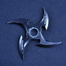 Черный наруто сюрикен из сплава цинка Саске поворотный Дротика подарок игрушки