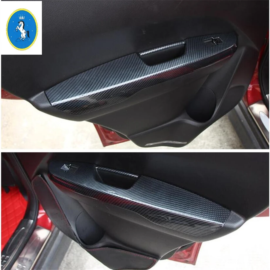 Yaimaautotrims внутренняя ручка двери панель Surround Окно лифт переключатель Накладка для Suzuki Vitara Escudo 2015 2016 2017 2018 2019/ABS