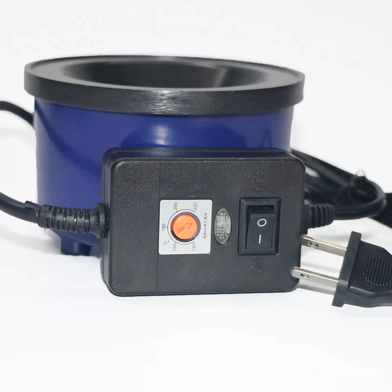 200W EU US Keratin Glue Bead Hot Melt Glue Pot Temperature Control Glue