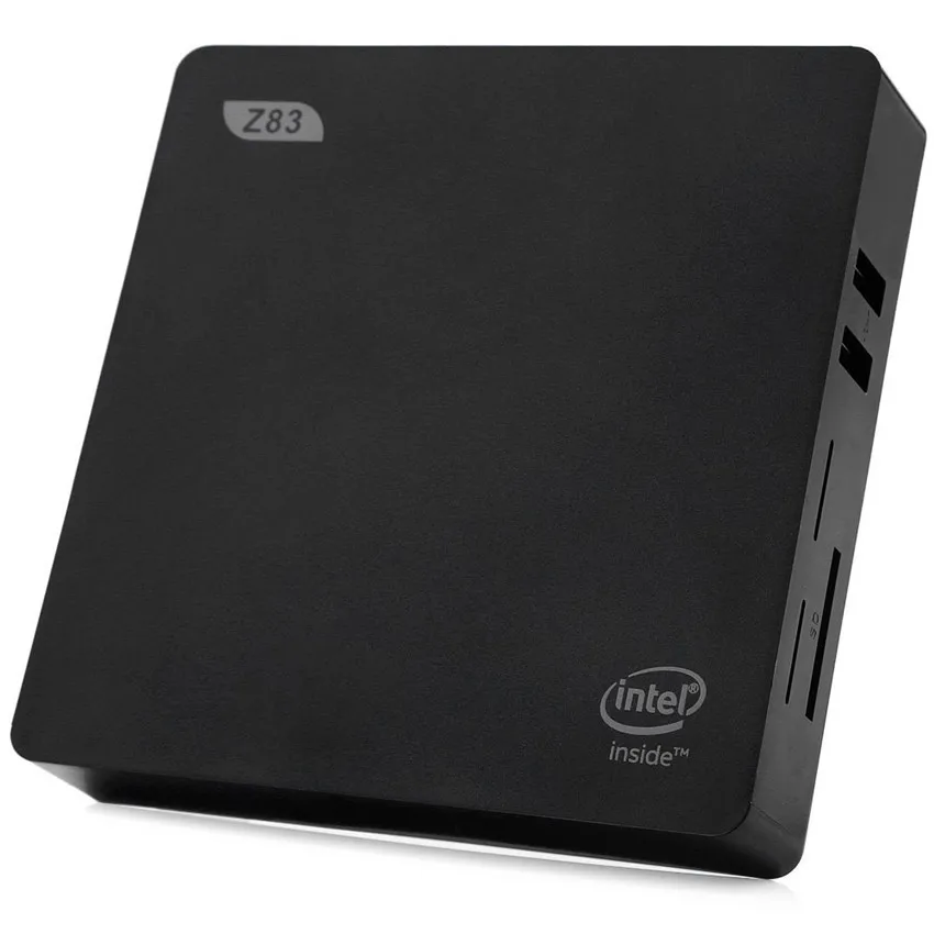 Z83 II ТВ приставка 2G 32G Windows 10 Intel Atom x5-Z8350 4K 3D Мини ПК 1000M LAN Bluetooth 4,0 2,4G 5,8G Wifi Набор Miracast Top Box