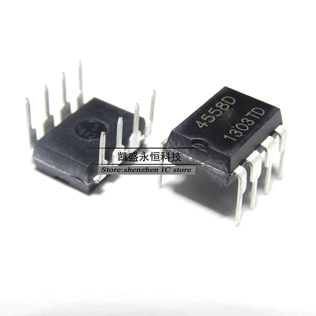 JRC4558D NJM4558D Dual Channel High Gain Operational Amplifier DIP8