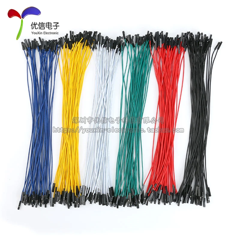 30 шт./24AWG Одиночная 1P двойная головка Dupont Line 2 54 мм пластиковая оболочка длиной 25 см