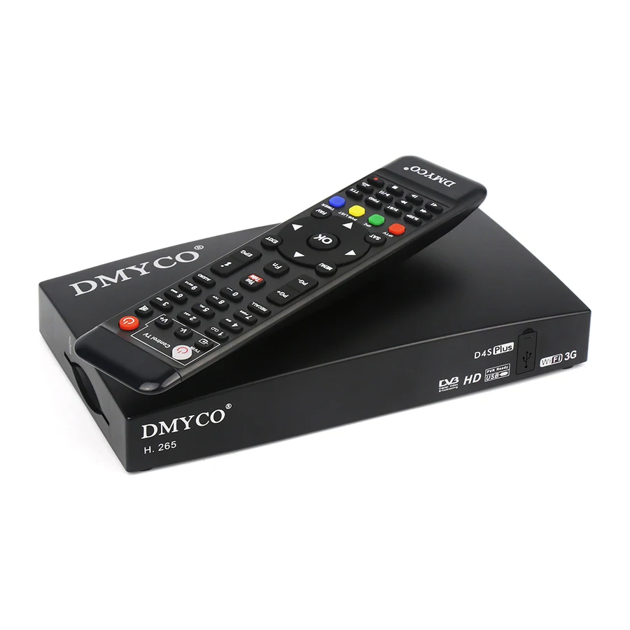  Original DVB S2 TV Receptor Digital Satellite Receiver HD 1080P for 1 Year Spain Europe D4S Pro LNB