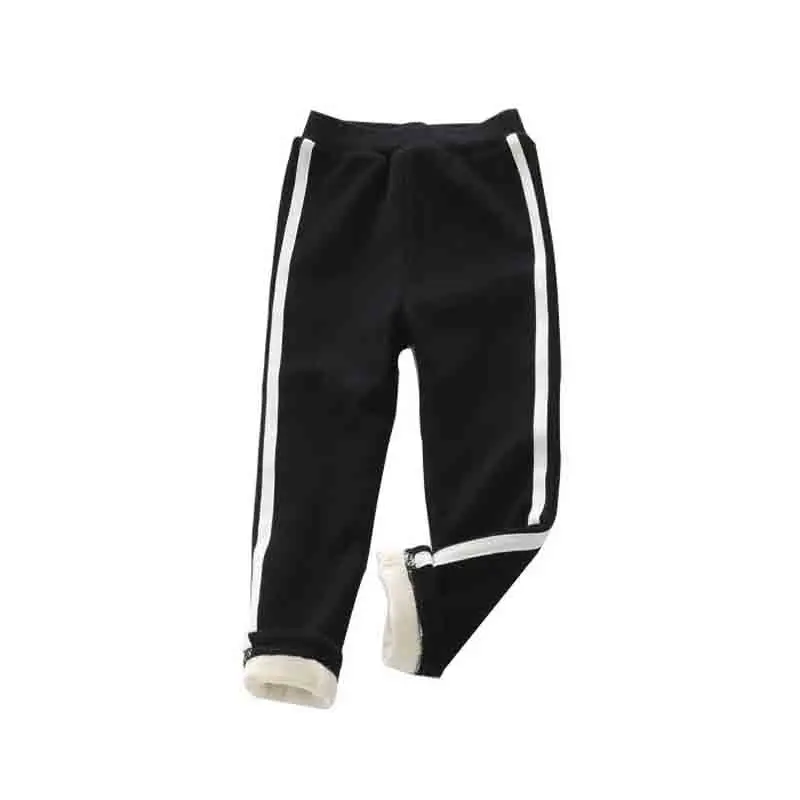 

BibiCola Winter Boys Girls Pants Cotton Padded Thick Warm Trousers Girls Casual Leggings Boys Sports Pants Fit for 2-7 Year Old