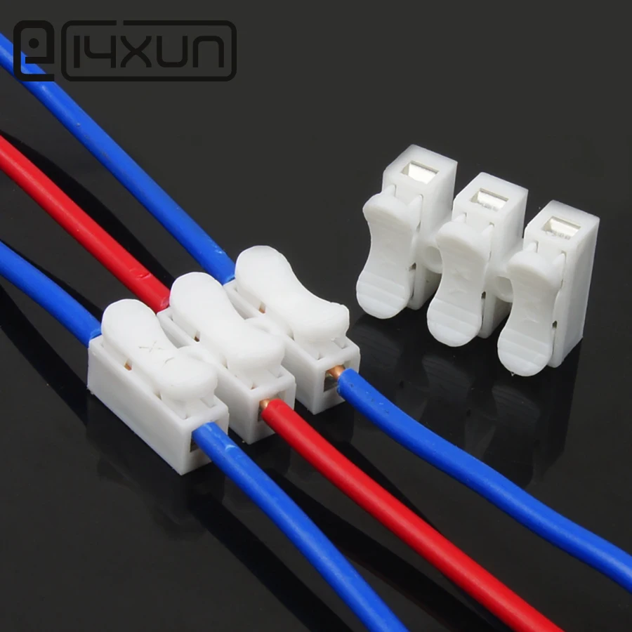 

5PCS CH-3 UL IEC Press Type PP Splice PlasticTerminal ,Live/Null/Earth fast Wire Connector for 0.5-2.5m2 Cable