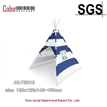 

Indian Canvas Teepee Children Playhouse Kids Play Tent for Indoor or OUTDOOR