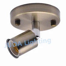 Винтажная лампа Эдисона в стиле ретро E27 керамический винтовой ламповый патрон с потолочные розы навес для Светодиодная лампа для люстры лампы для осветительных приборов