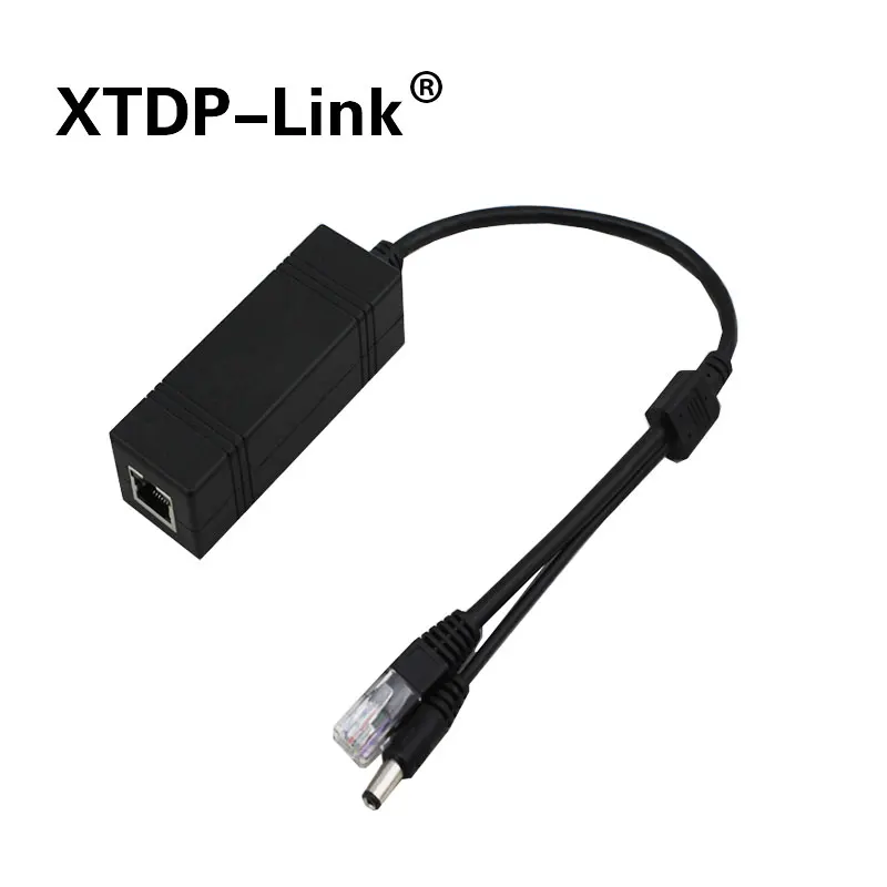 IEEE802.3af 12v poe adapter cable rj45 dc 5.5*2.1mm for