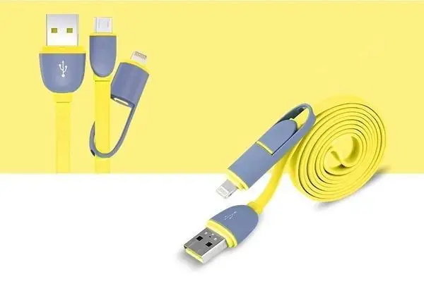 2 в 1 USB/Micro USB кабель для зарядки телефона 2.1A TPE кабель для передачи данных для samsung Xiaomi Tablet IOS/Android мобильный телефон зарядный шнур