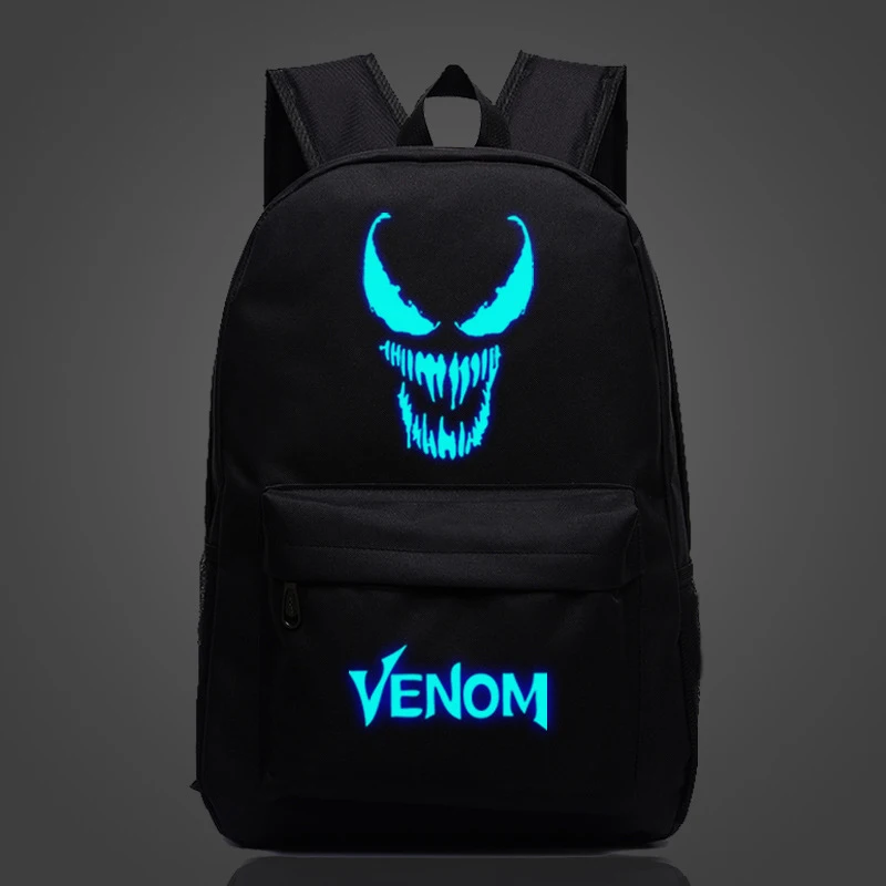 

High Quality Venom Luminous school backpack travel bag backpack men