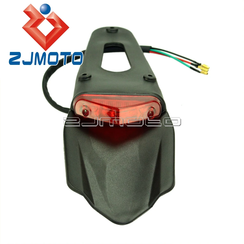 

Red LED Stop Rear Brake Tail Light For Enduro Dirt Bike Dual Sport DRZ XR400 Motorbike Brake Taillight