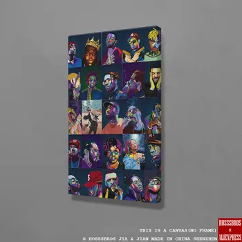 

America Rapper Collection design Hip hop Home Kids Baby living Room Bedroom Decor Print Poster Picture Painting Wall Art Canvas