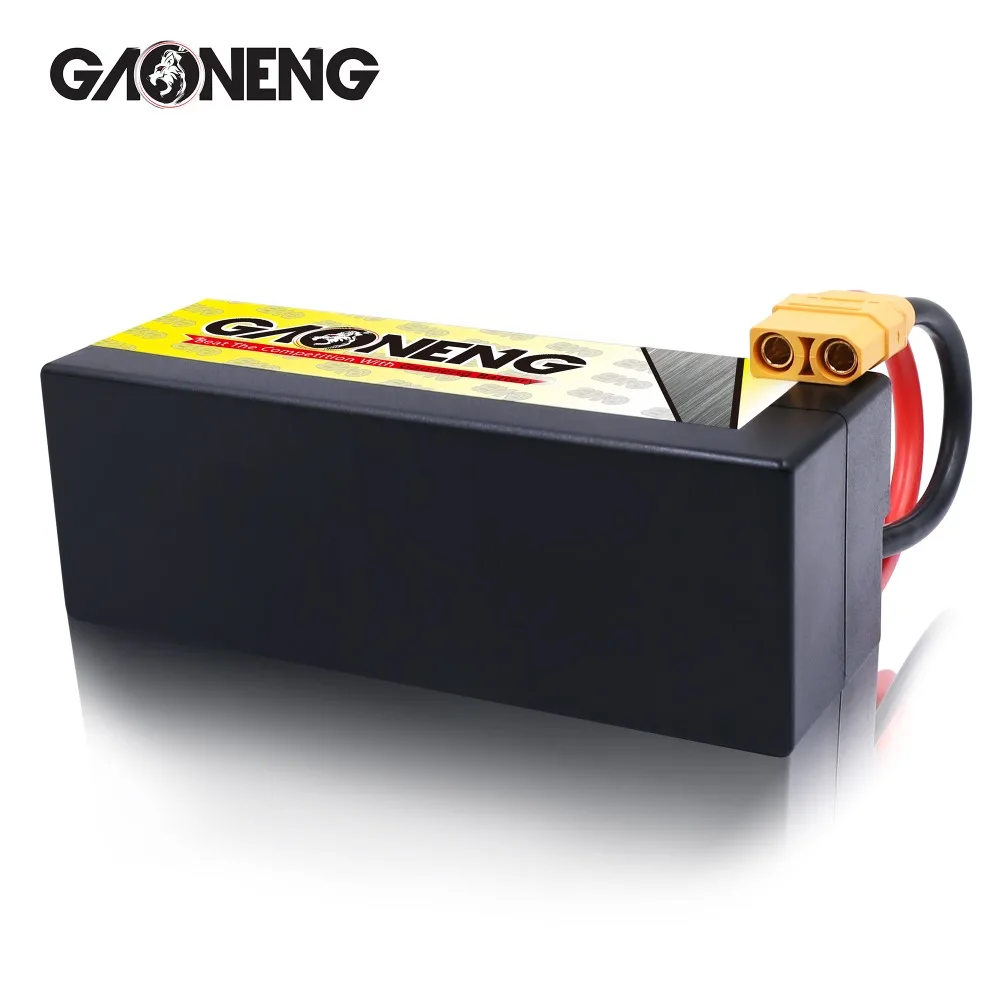 Gaoneng GNB 6500mAh 4S 14,8 V 100C/200C Hardcase LiPo battery XT90/XT60/Deans разъем для 1:8 1/8 RC автомобилей четыре привода внедорожных RC автомобилей