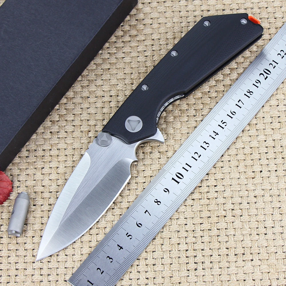 

D2 Pocket Hunter Folding Knife G10 Handle Combat Tactical Survival Knives Utility Outdoor Camping Rescue EDC Portable Tools