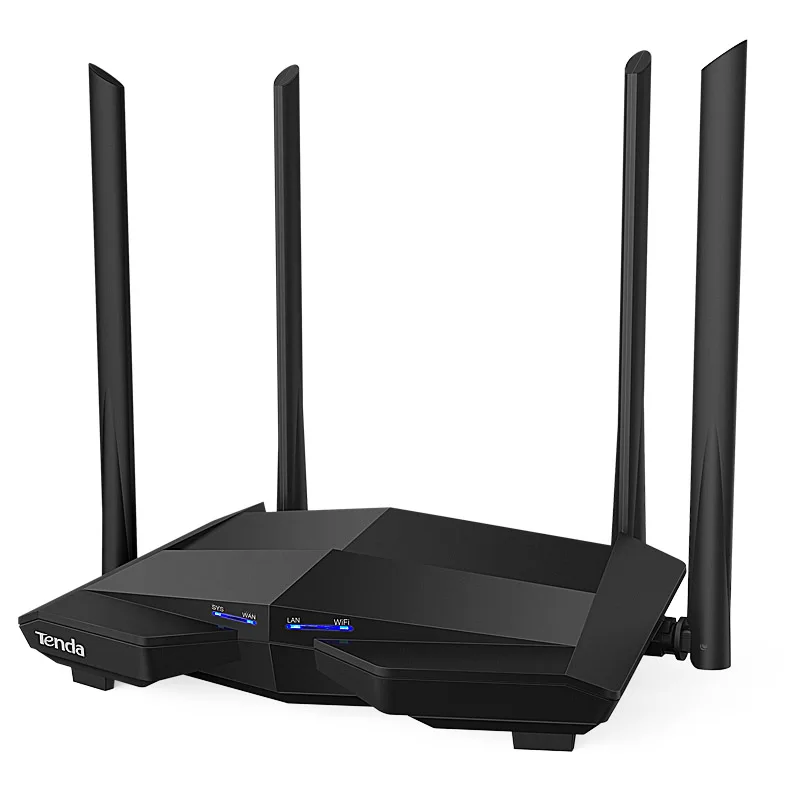 Tenda AC10 1200 Мбит/с умный беспроводной Wi Fi маршрутизатор 1 ГГц процессор 1WAN + 3LAN
