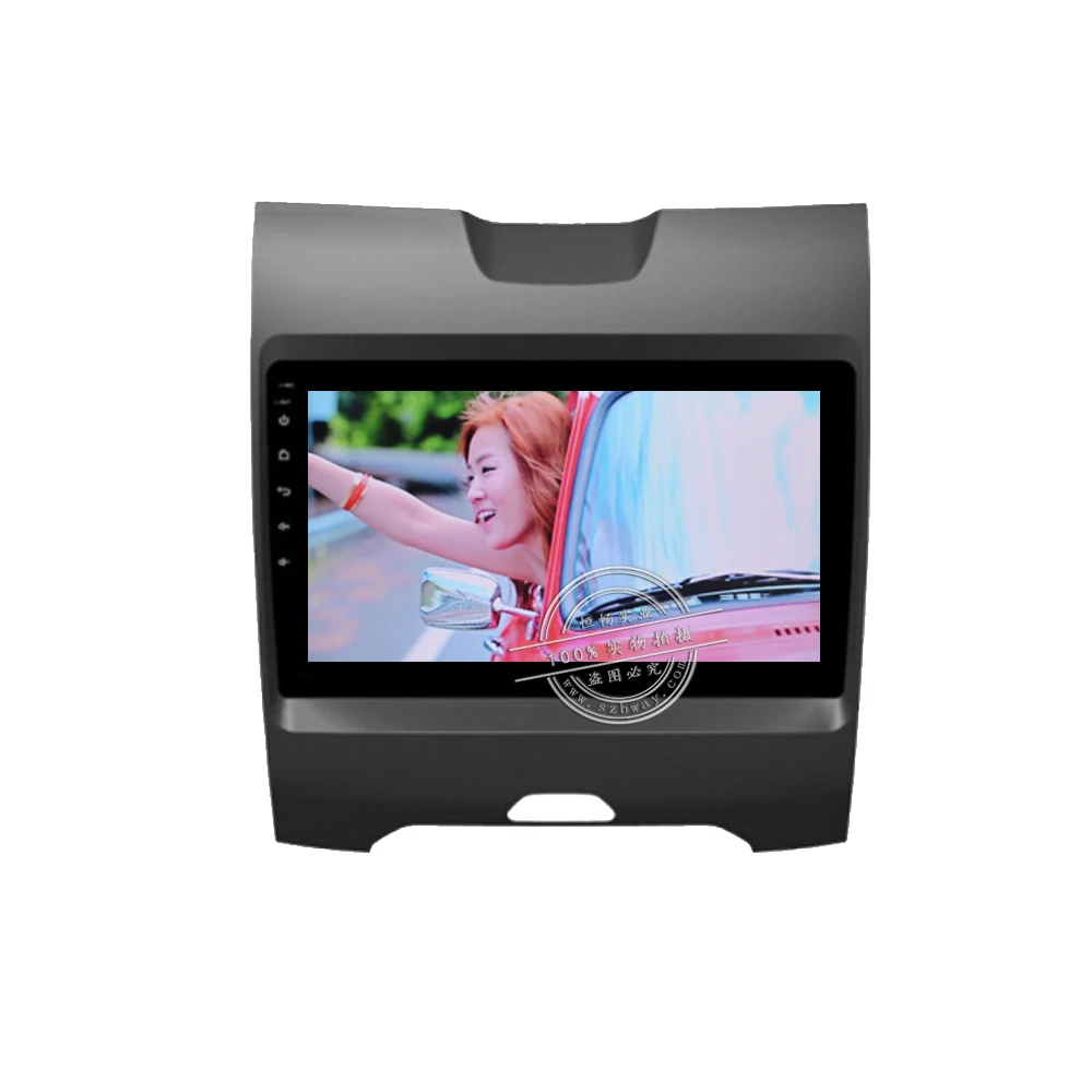 Top HANG XIAN 9" Quadcore Android 8.1 Car radio for Ford Edge 2015 car dvd player GPS navigation car multimedia 3