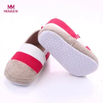 

baby bootees for babies Infant Canvas Toddler Sneaker Anti-Slip Canvas Striped First Walkers lovely Cute Shoes dropshipping