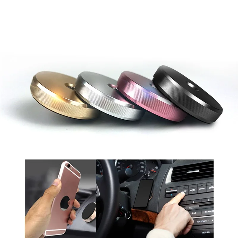 

1pcs Magnet Holder Car Phone Magnetic Dashboard Phone Bracket Wall Desk Metal Magnet Sticker Mobile Stand Universal GPS Mount