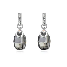 Cristal de Swarovski Pendientes de Gota de La Manera Hecho Con El Elemento del Swarovski de Lujo Mujer Cuelga El Pendiente Pendientes Joyería Del Partido
