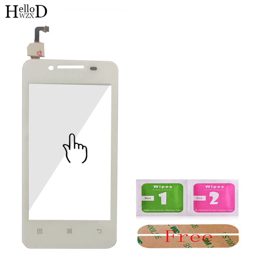 4 дюйма протестированное переднее внешнее стекло для lenovo A319 A319i A 319 сенсорный экран дигитайзер панель объектив сенсор инструменты клей