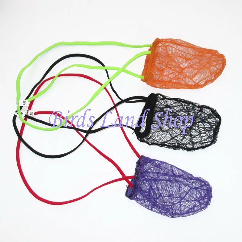 

Hot MEN STRING POSING POUCH Thong C-thru Spider Net G142B G142A