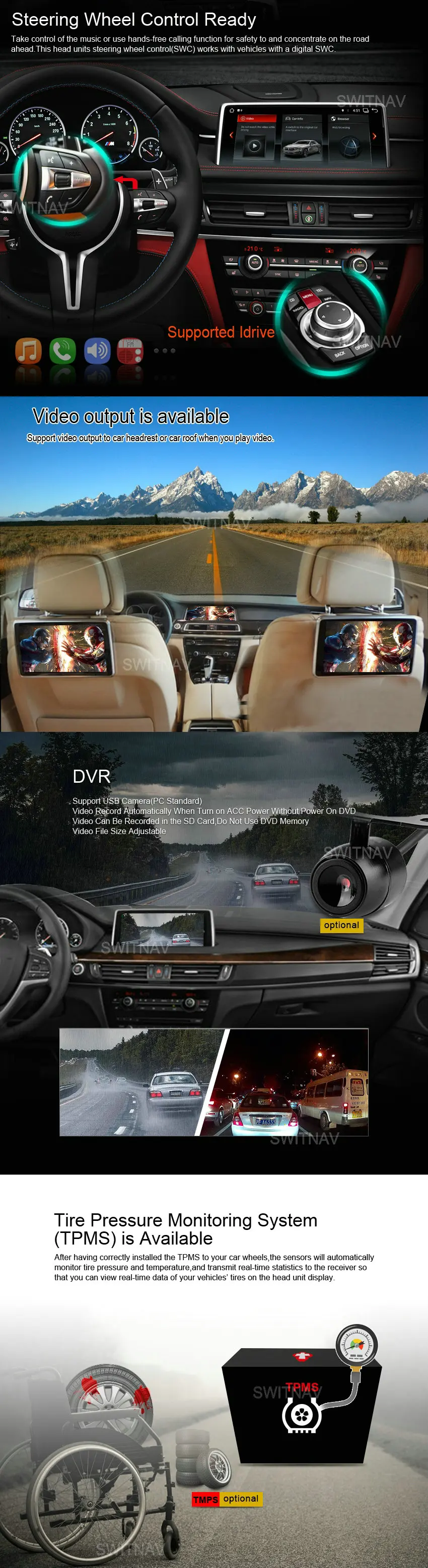 6 ядерный Android 8,1 автомобильный DVD для BMW E87(2006-2012) плеер аудио мультимедиа стерео монитор ips 10,2" экран