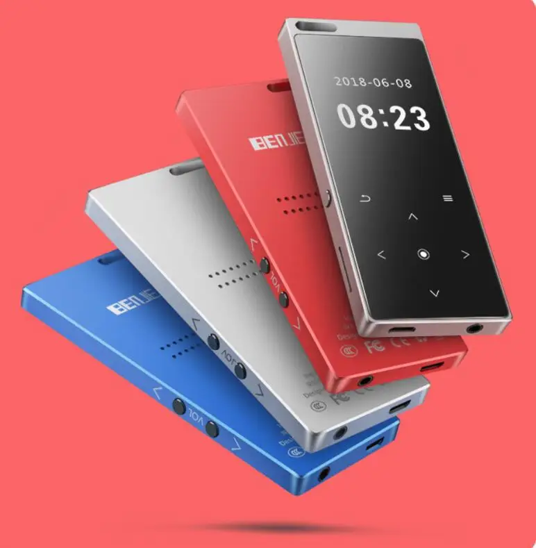 Новинка оригинальный MP3 плеер Benjie с Bluetooth M3 Портативное аудио 8 ГБ Built in динамиком