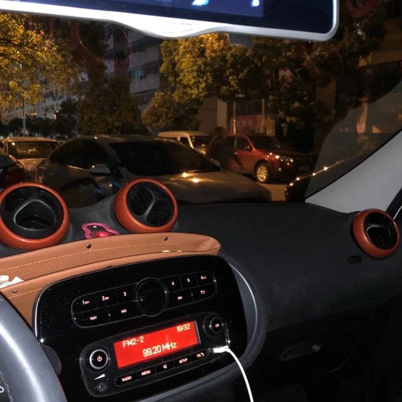 4 шт. ABS Автомобильная вентиляционная Крышка для выхода воздуха наклейки накладки