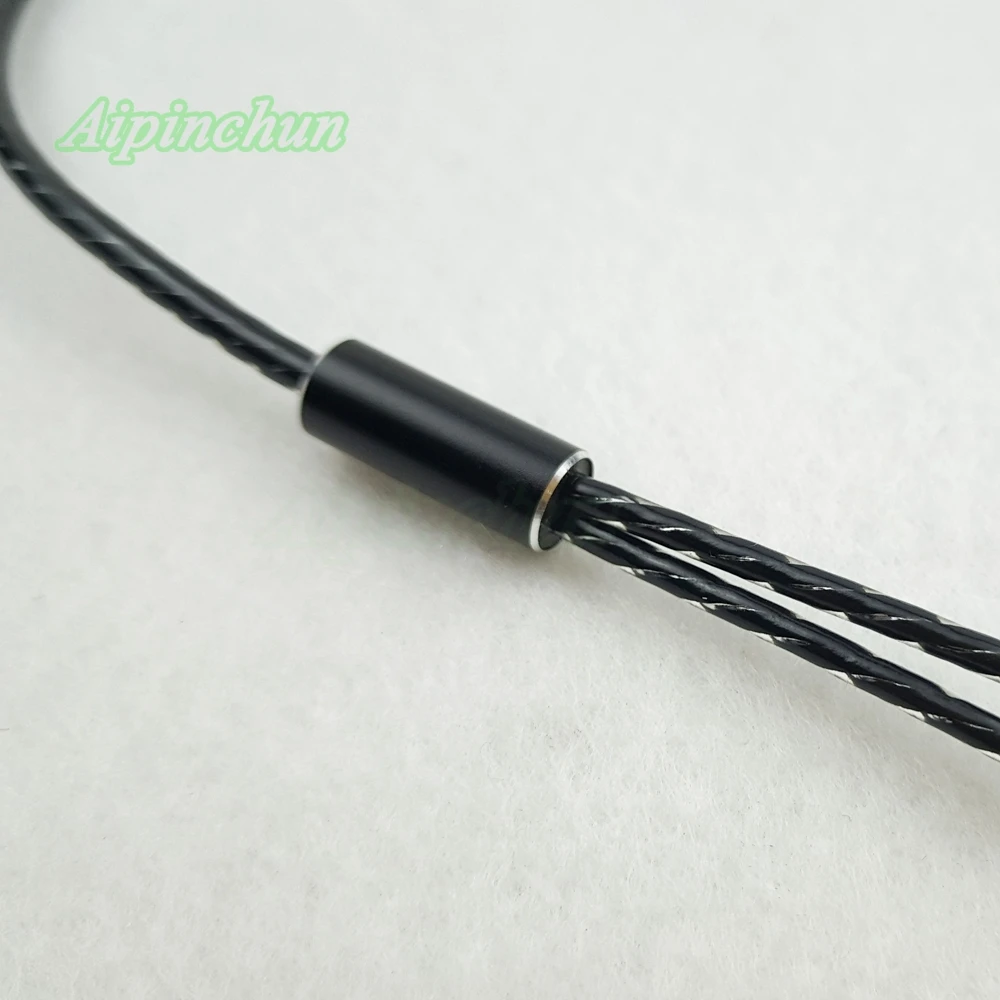 Aipinchun 3,5 мм 3-полюсный изгиб Джек "сделай сам" для наушников аудио кабель для наушников Ремонт Замена шнур LC-OFC провода A34