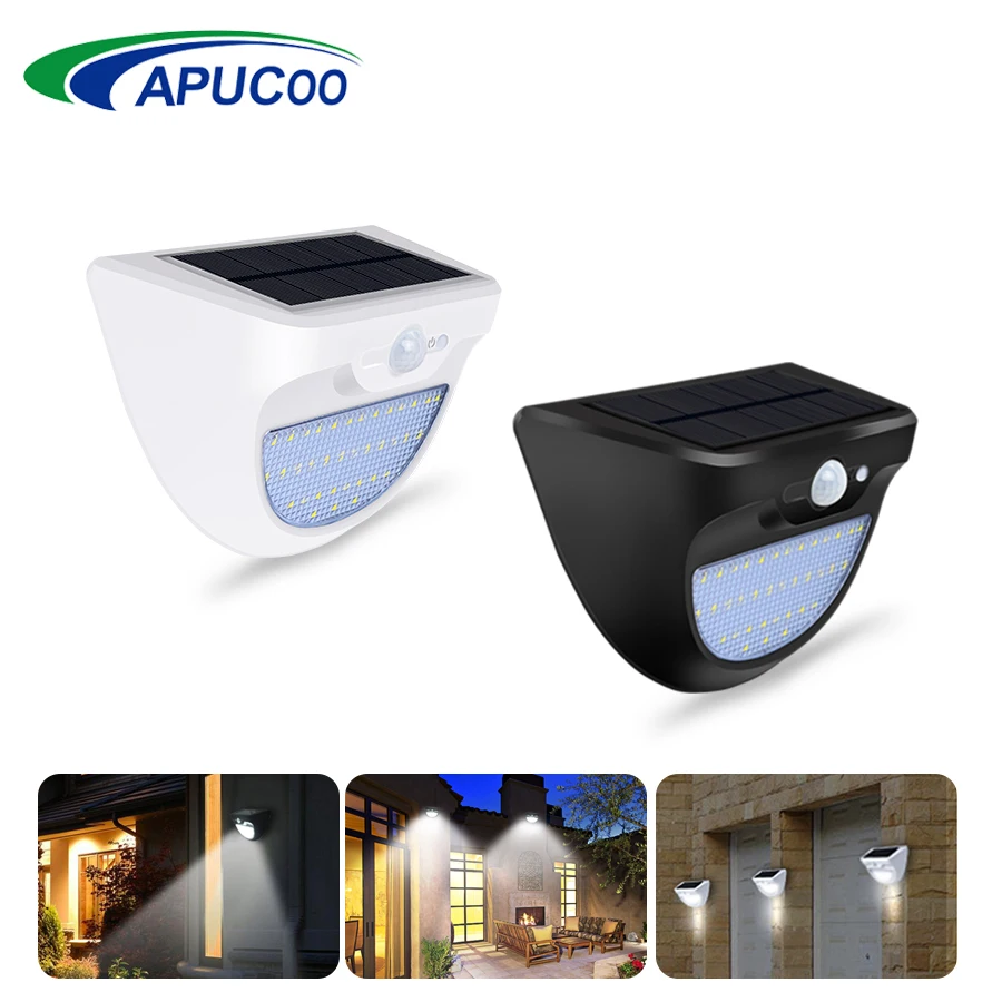 

650LM 37 LED Solar Lamp With PIR Motion Sensor Outdoor Solar Light Waterproof Auto ON/OFF Solar Power Wall Street Garden Light