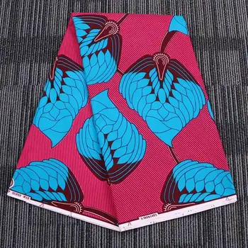 

6Yards Cotton Fabric New Design African Wax Fabric For Wedding Dress Suit Ankara African Printed Batik Cloth Fabric