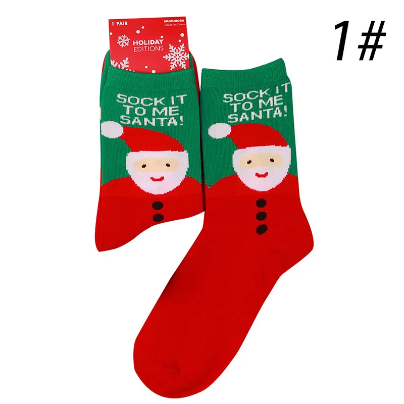 Christmas Socks Autumn Winter Women Red Cute Cartoon Animal Cotton Socks Ladies Straight Socks New Year Gift Christmas Socks Autumn Winter Women Red Cute Cartoon Animal Cotton Socks Ladies Straight Socks New Year Gift