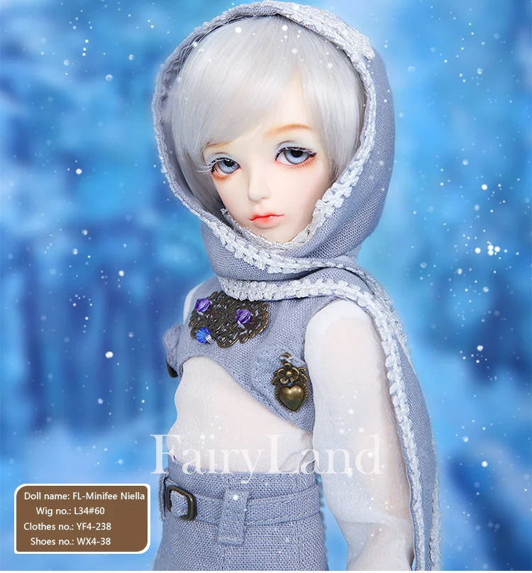 Fairyland Minifee Niella 1/4 BJD куклы полный набор мальчик msd luts dollmore bluefairy высокое качество игрушки Смола luodoll