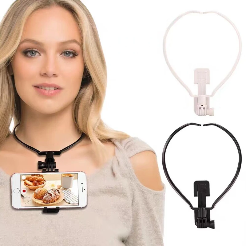 Hands Free Phone Mount Wearable Neck Smartphone Holder for Iphone Samsung Huawei Sony LG Gopro