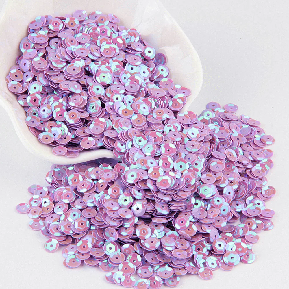 Круглая пайетка из ПВХ с пайетками 6 мм|loose sequins|6mm sequinssequin loose |
